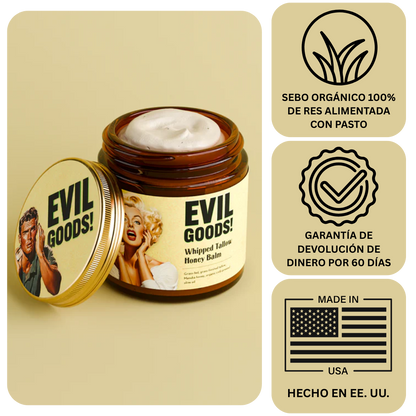 Bálsamo de sebo todo en uno: combate el acné, suaviza las arrugas y mantiene la piel suave todo el día.