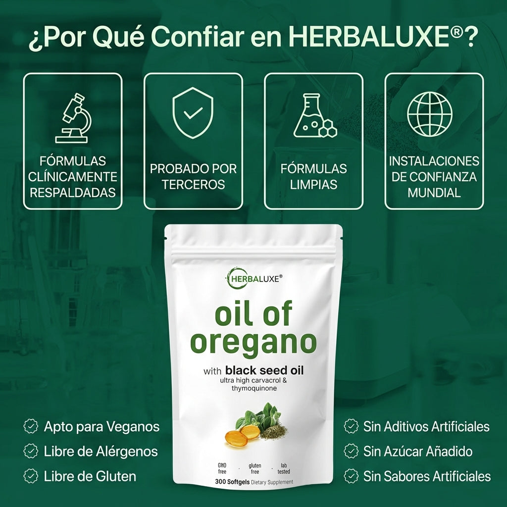 Aceite de Orégano + Semilla Negra