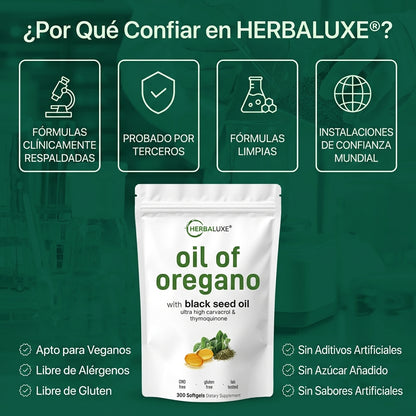 Aceite de Orégano + Semilla Negra